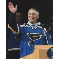 Brett Hull signed 8 x 10 photo